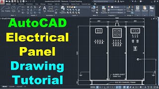 AutoCAD Electrical Control Panel Board Drawing Tutorial for Electrical Engineers [upl. by Eessac]