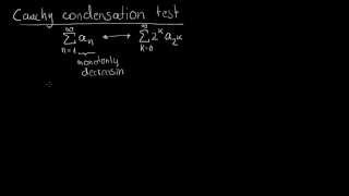 Cauchy Condensation test [upl. by Atnaloj]