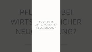 Wirtschaftliche Neugründung einer GmbH Erfahre die wichtigsten Pflichten und Nachweise 💡 [upl. by Ariek]