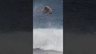 Kailani High KickOut surfing surfingbali surfers [upl. by Atterol]