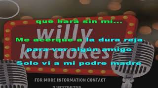 CALABOZO DE MIS PENAS OLIMPO CARDENAS KARAOKE [upl. by Ful56]