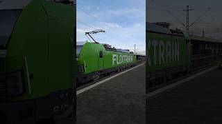 FLIXTRAIN in Basel Bad Bf flixtrain siemensvectron vectron trainspotting railway shorts yt [upl. by Oirobil218]