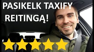 Darbas Taxify kaip pasikelti reitinga [upl. by Russi]