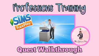 Sims freeplay  Professions training Quest Police Station fulfill a profession badge sims freeplay [upl. by Nayrda]