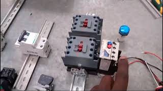 Part1 forward Reverse motor starter explanation and components used HARE254 [upl. by Lanor]