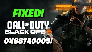 Call of Duty Black Ops 6 DirectX Crashing Error Code 0X887A0005 FIX [upl. by Armmat]