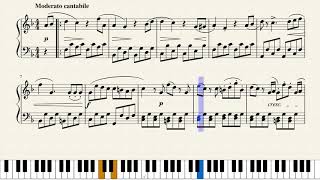 Diabelli Sonatina No1 in F major I Moderato cantabile Piano Tutorial  Sheets [upl. by Inalel]