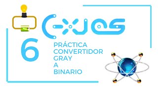 Electrónica combinacional Sección Práctica 6 Circuito Convertidor Código Gray a Código Binario [upl. by Liebermann]