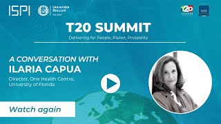 T20 Summit 2021  Conversation with Ilaria Capua [upl. by Radec]