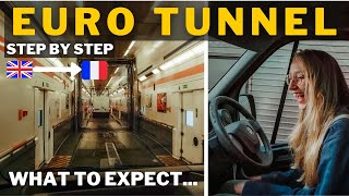 The Euro Tunnel  Step By Step Drive Through  WHAT TO EXPECT [upl. by Karlin451]