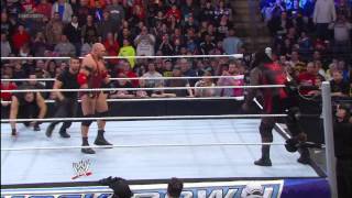 Ryback vs Mark Henry SmackDown March 15 2013 [upl. by Anaeco]