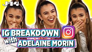 Adelaine Morin Looks at Old Pics With Matt Bethany Mota and More  IG Breakdown [upl. by Kenwee]