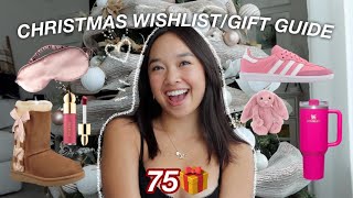 75 CHRISTMAS WISHLIST IDEASGIFT GUIDE🎁 Vlogmas Day 2 [upl. by Sadoff864]