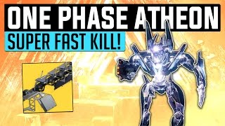 Destiny  HOW TO ONE PHASE KILL ATHEON  Easy 390 Vault of Glass One Phase Atheon Challenge Mode [upl. by Malinin]