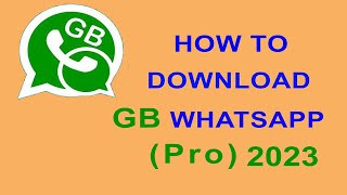 How to download GB Whatsapp [upl. by Oirad228]