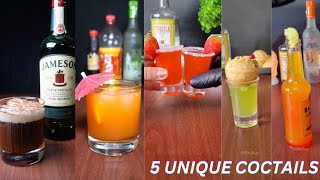 5 Unique Cocktails Collection [upl. by Yzmar]