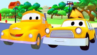 De Taxi  Tom de takelwagen in Autostad Nederlands 🚗 Cartoons voor kinderen [upl. by Winshell38]