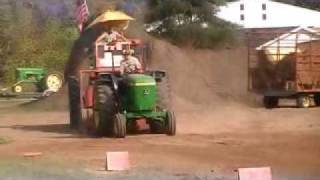 John Deere 4430 pulling at Luck WI 2 [upl. by Atalante379]