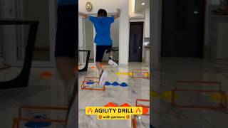 TRY THIS 🔥 AGILITY EXERCISE ⚡️ SPEED 🦶 JUMPING POWER ⭐️ FINISHING SKILL 🏀 BASKETBALL [upl. by Enelegna]