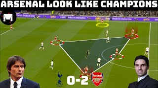 Tactical Analysis  Spurs 02 Arsenal  How Arteta Outwitted Conte [upl. by Ayerdna]