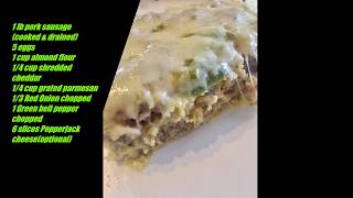 Super Easy amp Filling Keto Breakfast Casserole [upl. by Tippets598]