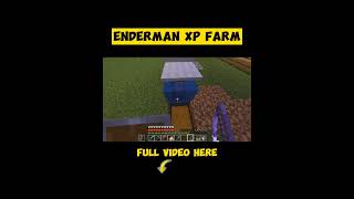 🔥Most Efficient ENDERMAN XP FARM in Minecraft Java 121🤯 shorts [upl. by Niras]