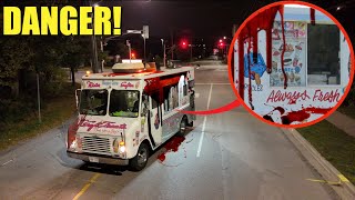 IF YOU SEE BLOOD ON AN ICE CREAM TRUCK STAY AWAY ITS A TRAP [upl. by Nodnal]