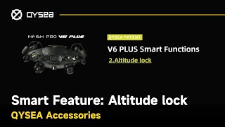 Smart Feature Altitude lock丨FIFISH PRO V6 PLUS ROV [upl. by Eyt514]