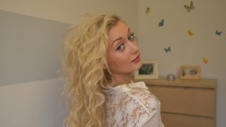 Locken ohne Hitze Tutorial  LeileiStyle [upl. by Nasia387]