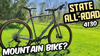 STATE ALL ROAD 4130 MOUNTAIN BIKE custom bike build [upl. by Girard]