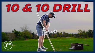 Golf Backswing Takeaway Drill For Perfect Plane 10amp10 Drill [upl. by Netsrijk]