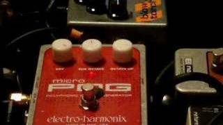 Part 1 Electro Harmonix Micro POG Review on bass [upl. by Peper]