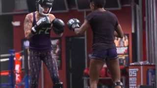 The Ultimate Fighter Bec Rawlings Practice Highlights [upl. by Hemetaf]