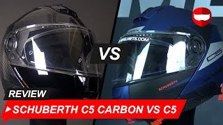 Schuberth C5 Carbon vs C5  ChampionHelmetscom [upl. by Amhser]