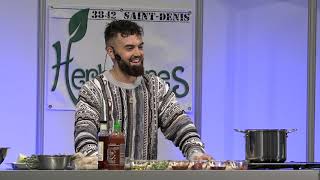 Gaz Oakley  Sriracha ‘Meatballs’ dish MVF 2018 [upl. by Ahsilram2]