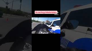 POLİSTEN KAÇAN MOTORCU motovlogger [upl. by Aridaj]