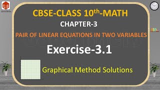 CBSE  Class 10  Math  Chapter3  Exercise 31 Problem4i ii  Pair of Linear Equations [upl. by Hanson852]