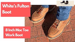 Review of Whites Fulton Moc Toe Work Boot  PNW Standards [upl. by Lakim]