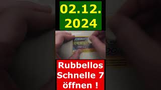 Schnelle 7 Rubbellos öffnen  Tag 368 Jahr 2 [upl. by Ymeon]