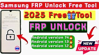 SAMSUNG📢🔒FRP BYPASS FREE TOOL NEW UPDATE Android version ANDROID VERSION 141312 without credit [upl. by Tenaej]