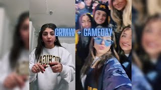 Milania Giudice  GRWM  Gameday At University Of Michigan 💙💛  Vlog [upl. by Trebmal98]