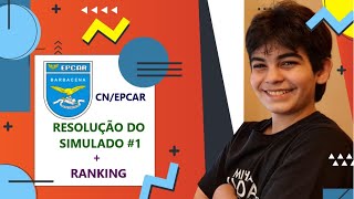 SIMULADO CNEPCAR 1  RESOLUÇÃO  RANKING [upl. by Dorehs979]