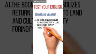 guess boomerang meaning quiz vocabulory dictionary [upl. by China302]