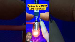 🚨🚨Comment Tester un MOSFET IRFZ44N ou Équivalent sans le Multimètre tester 7N60B MOSFET igbt 🔥 [upl. by Janith]