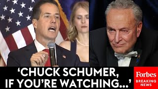 BREAKING NEWS Bernie Moreno Speaks Directly To Schumer In Ohio Senate Race Victory Speech [upl. by Neirol]