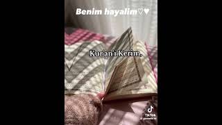 Benim hayalim kuranı Kerim [upl. by Ralina]