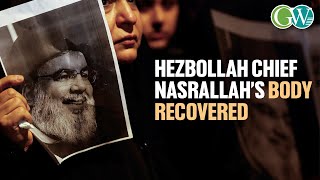 NASRALLAHS BODY RETRIEVED OFFICIALS REPORT NO DIRECT INJURIES ON NASRALLAHS BODY [upl. by Lyrej]