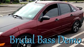 Huge Car Audio Bass Demo  SoundQubed Hdc4 18s [upl. by Dewain459]