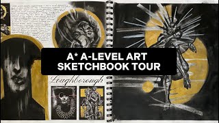 A ALevel art sketchbook tour [upl. by Evonne932]