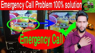 Emergency Call no service Problem Remove for button phone Step By Step NOYONSHATOTASERVICE [upl. by Rhine506]